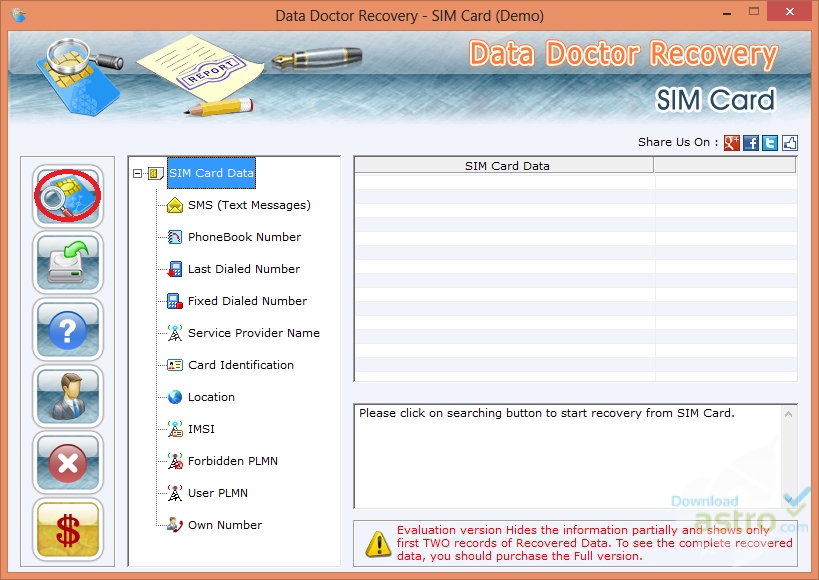 Free android sms recovery software